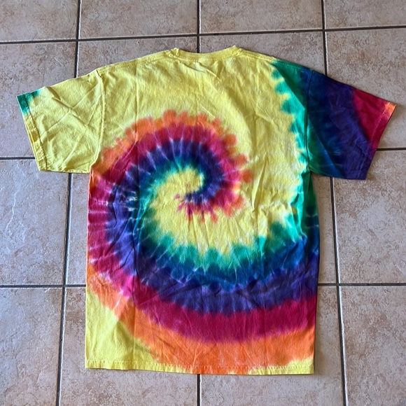 NWT Vermont Tie‎ Dye Spiral Rainbow T-Shirt, Sz Large - Picture 5 of 7